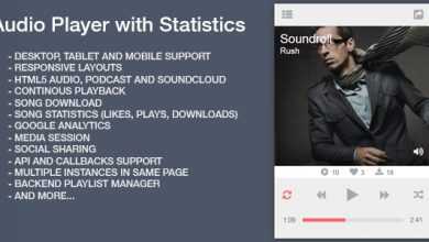 Photo of [Download-S1] Audio Player with Statistics