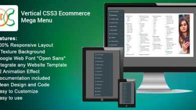 Photo of [Download-S1] Vertical CSS3 Ecommerce Mega Menu