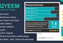 Photo of [Download-S1] Taqyeem v2.2.6 - WordPress Review Plugin