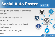 Photo of [Download-S1] Social Auto Poster v2.4.0 - WordPress Plugin