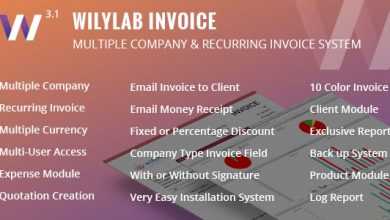 Photo of [Download-S1] Wilylab Invoice v3.1 - Recurring & Multiple Company Invoice