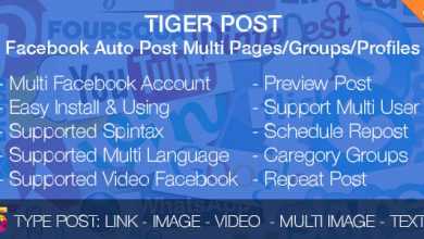 Photo of [Download-S1] Tiger Post v3.1 - Facebook Auto Post Multi Pages/Groups/Profiles (RETAIL)