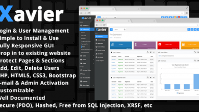 Photo of [Download-S1] Xavier - PHP Login Script & User Management Admin Panel