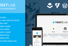 Photo of [Download-S1] Tweetlab v2.0.2 - Twitter slider & Usercard for WordPress