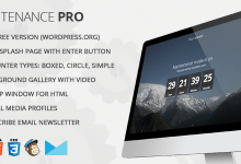 Photo of [Download-S1] Maintenance PRO v3.6 - WordPress plugin