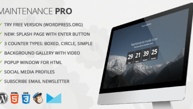 Photo of [Download-S1] Maintenance PRO v3.6.2 - WordPress plugin