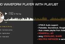 Photo of [Download-S1] Audio Waveform Player with Playlist