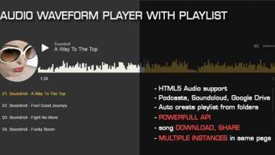 Photo of [Download-S1] Audio Waveform Player with Playlist