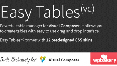 Photo of [Download-S1] Easy Tables v1.0.11 - Table Manager for Visual Composer