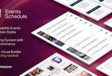 Photo of [Download-S1] Events Schedule v2.5.3 - WordPress Plugin