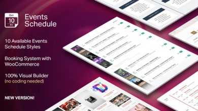 Photo of [Download-S1] Events Schedule v2.4.2.1 - WordPress Plugin