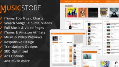 Photo of [Download-S1] MusicStore - Music Affiliate Script