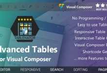 Photo of [Download-S1] Tablenator v1.2.1 - Advanced Tables for Visual Composer