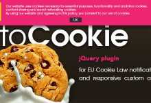 Photo of [Download-S1] StoCookie jQuery plugin v1.1 - Cookie Law Compliance and Custom Notifications