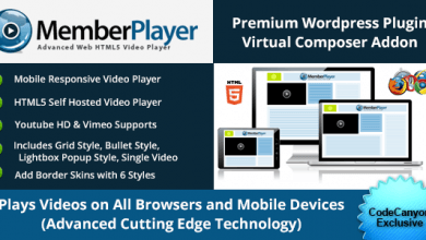 Photo of [Download-S1] MemberPlayer HTML5 Video, Youtube, & Vimeo v1.13.3 - VC Addon