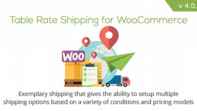 Photo of [Download-S1] Table Rate Shipping for WooCommerce v4.0.3
