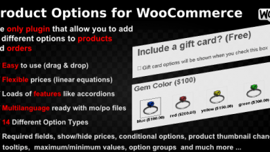 Photo of [Download-S1] Product Options for WooCommerce v4.136 - WP Plugin
