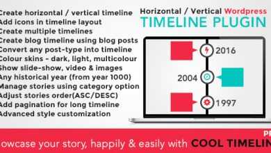Photo of [Download-S1] Cool Timeline Pro v2.7.2 - WordPress Timeline Plugin