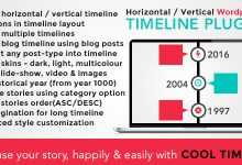Photo of [Download-S1] Cool Timeline Pro v2.6 - WordPress Timeline Plugin