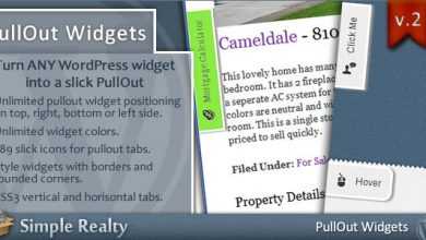 Photo of [Download-S1] PullOut Widgets for WordPress v2.9.4