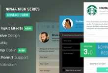 Photo of [Download-S1] Ninja Kick: WordPress Contact Form v3.5.3