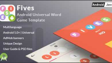 Photo of [Download-S1] Fives - Android Universal Word Game Template