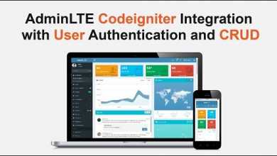 Photo of [Download-S1] Codeigniter with AdminLTE Integration + Login Authentication + User CRUD