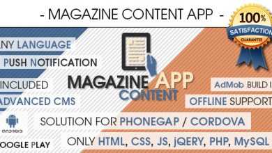 Photo of [Download-S1] Magazine Content App With CMS - Android [ AdMob | Push Notifications | Offline Storage ]