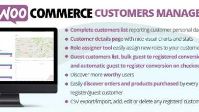 Photo of [Download-S1] WooCommerce Customers Manager v1.8.3