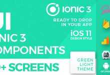 Photo of [Download-S1] Ionic 3 UI Theme / Template App - iOS 11 style - Green Light