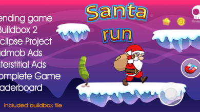 Photo of [Download-S1] Santa Runner & + Buildbox 2 file + Admob + Leaderboard + Review + Share Button