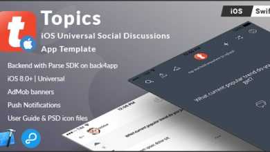 Photo of [Download-S1] Topics - iOS Universal Social Discussion App Template (Swift)