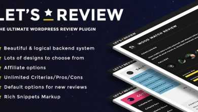 Photo of [Download-S1] Let's Review v2.1 - WordPress Plugin With Affiliate Options