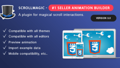 Photo of [Download-S1] Scroll Magic v3.2 - Scrolling Animation Builder Wordpress Plugin
