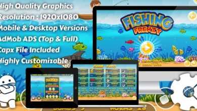 Photo of [Download-S1] Fishing Frenzy - HTML5 Game, Mobile Version+AdMob!!! (Construct-2 CAPX)