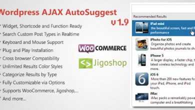 Photo of [Download-S1] WordPress AJAX Search & AutoSuggest Plugin v1.9.9