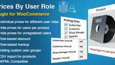 Photo of [Download-S1] WooCommerce Prices By User Role v4.0.3