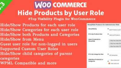 Photo of [Download-S1] WooCommerce Hide Products v6.1