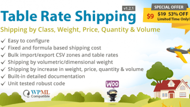 Photo of [Download-S1] Table Rate Shipping by Class, Weight, Price v1.2.1