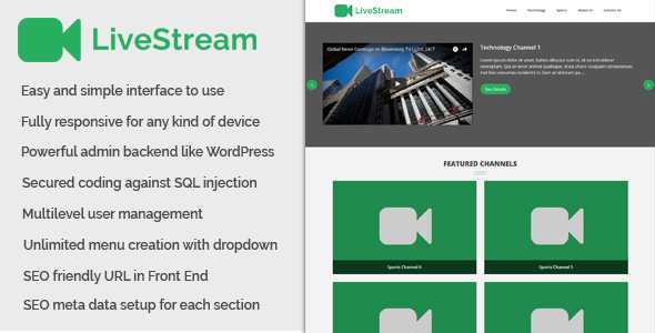 Download S1 Livestream Live Channel And Live Stream Website Themede