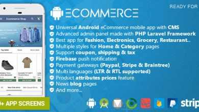 Photo of [Download-S1] Android Ecommerce - Universal Android Ecommerce / Store Full Mobile App with Laravel CMS