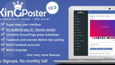 Photo of [Download-S1] King poster v2.3.8 - Facebook multi Group / Page auto post - PHP script