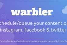 Photo of [Download-S1] Warbler - Social Posting Scheduler for Facebook, Instagram, Twitter and more