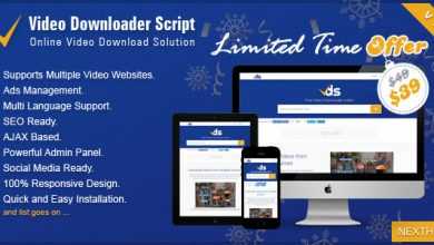Photo of [Download-S1] Video Downloader Script v1.2 - All In One Video Downloader