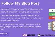 Photo of [Download-S1] Follow My Blog Post WordPress Plugin v1.9.1
