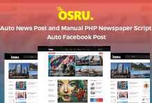 Photo of [Download-S1] Osru - Auto News Post and Manual PHP Newspaper Script | Auto Facebook Post