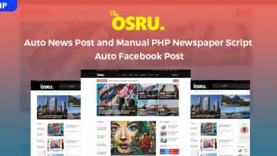 Photo of [Download-S1] Osru - Auto News Post and Manual PHP Newspaper Script | Auto Facebook Post