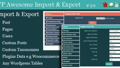 Photo of [Download-S1] WordPress Awesome Import & Export Plugin v3.1.2