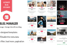 Photo of [Download-S1] WP Blog Manager v1.1.1 - Plugin to Manage Design Blog