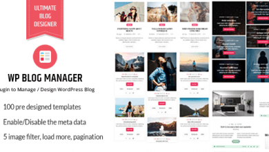 Photo of [Download-S1] WP Blog Manager v1.1.1 - Plugin to Manage Design Blog